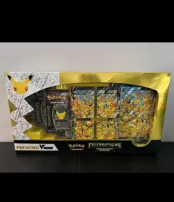 Pokemon Celebrations 25th Anniversary Pikachu V-union Premium Playmat Collection - Image 1