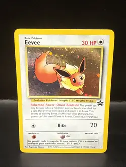 Pokemon - Eevee 11/53 - Wotc - Black Star Promo Holo P Swirl - Image 1