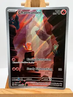 Pokemon TCG - S&V 151 - 168/165 Charmander - Illustration Rare - NM/M - Image 1