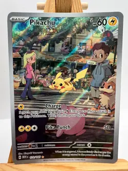Pokemon TCG - S&V 151 - 173/165 Pikachu - Illustration Rare - NM/M - Image 1