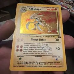 Pokemon TCG Kabutops Holo Rare 9/62 Fossil - Image 2