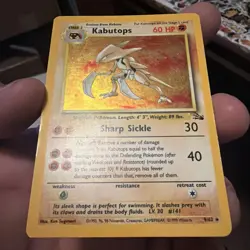Pokemon TCG Kabutops Holo Rare 9/62 Fossil - Image 3