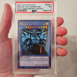 Obelisk the Tormentor LC01-EN001 - PSA 7 - YU-GI-OH! 25th Anniversary Edition - Image 3