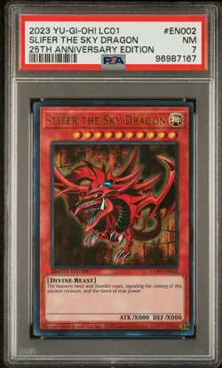 Slifer the Sky Dragon LC01-EN002 - PSA 7 - YU-GI-OH! 25th Anniversary Edition - Image 1