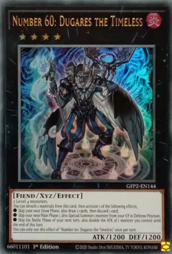 GFP2-EN144 NUMBER 60: DUGARES THE TIMELESS ULTRA RARE 1ST EDITION YuGiOh CARD - Image 1