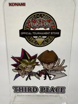Yu-Gi-Oh OTS Chibi Yami Yugi And Seto Kaiba 3rd Place Acrylic Trophy - Image 3