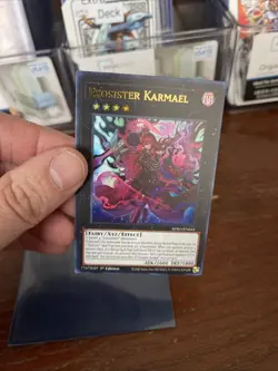 Yugioh! Exosister Karmael (UR) BPRO-EN044 Ultra Rare 1st Ed Near Mint NM - Image 3