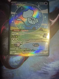 2024 Pokemon S&V Paldean Fates Bubble Mew ex SIR Special Rare Card 232/091 READ - Image 3