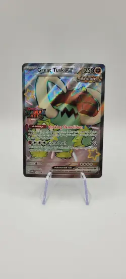Pokemon TCG: Great Tusk EX 072 SV Black Star Promo Card(stamped) - NM - Image 1