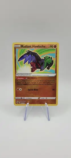 Pokemon TCG: Radiant Hawlucha 081/189 Radiant Rare Card Astral Radiance NM - Image 1