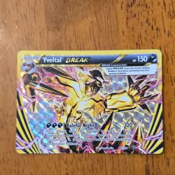 Pokemon Yveltal BREAK XY Steam Siege 66/114 English Rare 150 HP Holo Card - Image 1