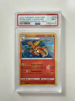 Special Delivery Charizard SWSH075 Promo - Pokemon Sword & Shield PSA 9 - Image 1
