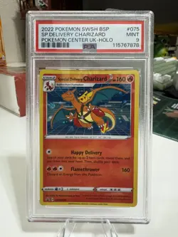 Special Delivery Charizard SWSH075 Promo - Pokemon Sword & Shield PSA 9 - Image 3