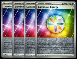 Pokemon TCG 4x Luminous Energy 191/193 2023 PAL Reverse Holo Playset - NM/LP - Image 1