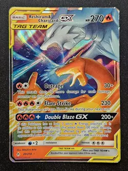 Pokemon TCG. Reshiram & Charizard GX Tag Team, Charizard GX, Reshiram GX Lot. LP - Image 2