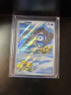 Piplup 98 Phantasmal Flames Illustration Rare Pokemon TCG NM - Image 1