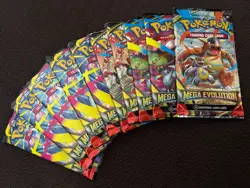 🎆 Pokemon MEGA EVOLUTION Booster Pack Lot / Bundle 10 Packs New Sealed 🎆 - Image 1