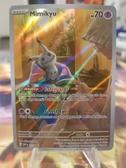 Pokemon Mimikyu SVP EN 075 Black Star Promo – Paldean Fates ETB - Image 1