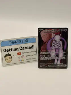 Pokemon TCG Team Rockets Mewtwo EX 213/182 Full Art Destined Rivals English - Image 3