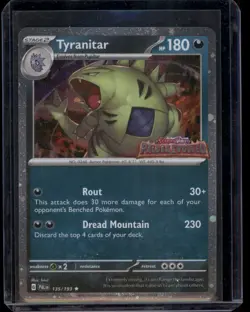 Pokemon #135/193 Tyranitar (Paldea Evolved Stamp) - Image 1