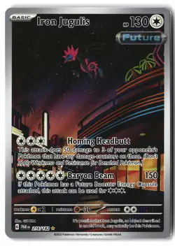 Iron Jugulis ⭐ 216/182 Holo Illustration Rare Paradox Rift 2023 Pokemon NM - Image 1