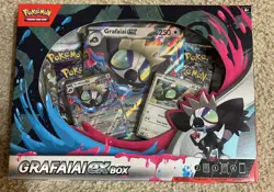 2024 Pokemon TCG Grafaiai EX Collection Box Scarlet and Violet Temporal Forces - Image 1