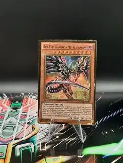 Yu-Gi-Oh! Red-Eyes Darkness Metal Dragon MGED-EN009 Ultra Rare 1st Ed NM - Image 1