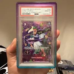 2024 ONE PIECE EMPERORS IN THE NEW WORLD SPECIAL ALT ART #067 ZORO-JUUROU PSA 10 - Image 1