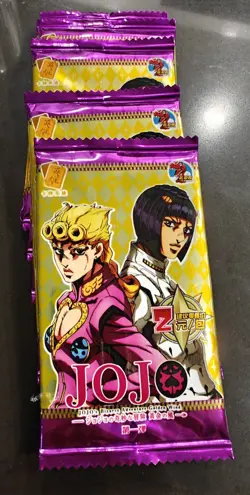 Jojo's Bizarre Adventure Golden Wind Trading Card Booster Packs (9 Cards) - Image 2