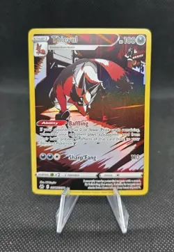 Thievul GG17/GG70 Crown Zenith Galarian Gallery Ultra Rare Pokemon Card - Image 1
