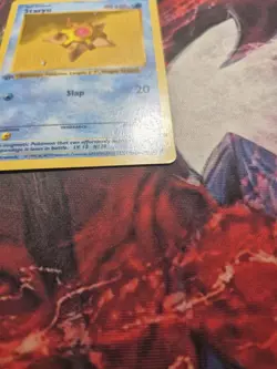 1st Edition Shadowless Staryu 65/102 Base Set Pokemon Card WOTC 1999 MP - Image 3