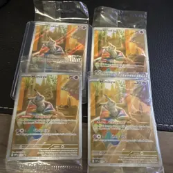 Sealed Pokemon Mimikyu SVP 075 Basic Card Lot 4x English 2024 Standard Size - Image 2