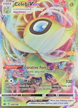 Celebi VMAX 008/198 - Chilling Reign - Ultra Rare Pokemon Card - Near Mint (NM) - Image 1