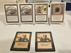 Magic The Gathering Alpha Unholy Strength & Unlimited Cyclopean Tomb, Howling - Image 1