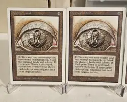 Magic The Gathering Alpha Unholy Strength & Unlimited Cyclopean Tomb, Howling - Image 2