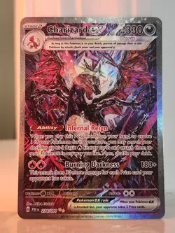 Pokemon TCG Charizard EX Holo Card Paldean Fates 234/091 SV Perfect 👌 - Image 1