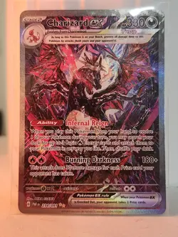 Pokemon TCG Charizard EX Holo Card Paldean Fates 234/091 SV Perfect 👌 - Image 2