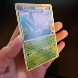 Venomoth HGSS Triumphant Theme Deck Exclusive Rare Pokemon Card *** - Image 3