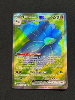 Pokemon Card Glimmora EX 213/197 Scarlet & Violet Obsidian Flames Ultra Rare - Image 1