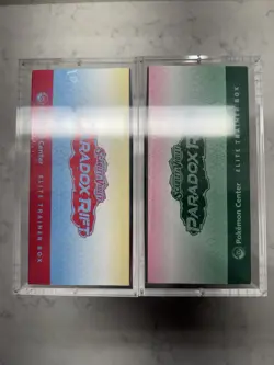 Pokemon Center Paradox Rift Elite Trainer Boxes ETB New Factory Sealed W/ Case - Image 3