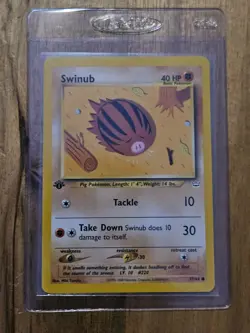 Swinub 1st Edition - NEAR MINT- 57/64 Neo Revelation - Pokemon TCG WOTC 2001 - Image 1
