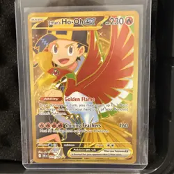 Pokemon Ethan's Ho-Oh EX Full Art Hyper Rare Holo 239/182 Destined Rivals Eng - Image 1