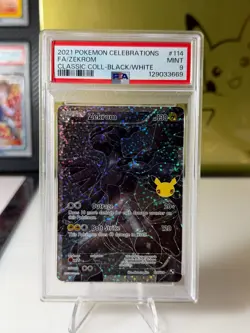 2021 Zekrom Classic Collection PSA 9 Mint Pokemon Celebrations Full Art #114 - Image 1