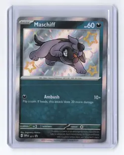 Pokemon TCG NM Maschiff 071 Sv: Scarlet & Violet Promo Holo - Image 1