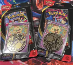 Pokemon TCG: Phantasmal Flames Single Pack Blister Set Whimsicott ***2 Pack*** - Image 1