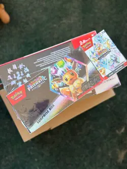 Sam’s Club Pokemon Prismatic Evolutions Surprise Box & Booster Bundle SEALED - Image 2