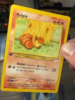 Vulpix 91/105 Neo Destiny 1st Edition Pokemon Vintage Single - Image 1