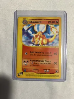 Charizard 39/165 Expedition Non Holo Rare E-Series 2002 Pokemon LP Vintage WOTC - Image 1