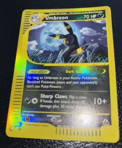 2003 Pokemon Skyridge Umbreon Reverse Holo Foil 32/144 NM - Image 2