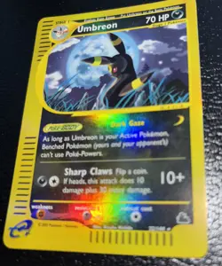 2003 Pokemon Skyridge Umbreon Reverse Holo Foil 32/144 NM - Image 3